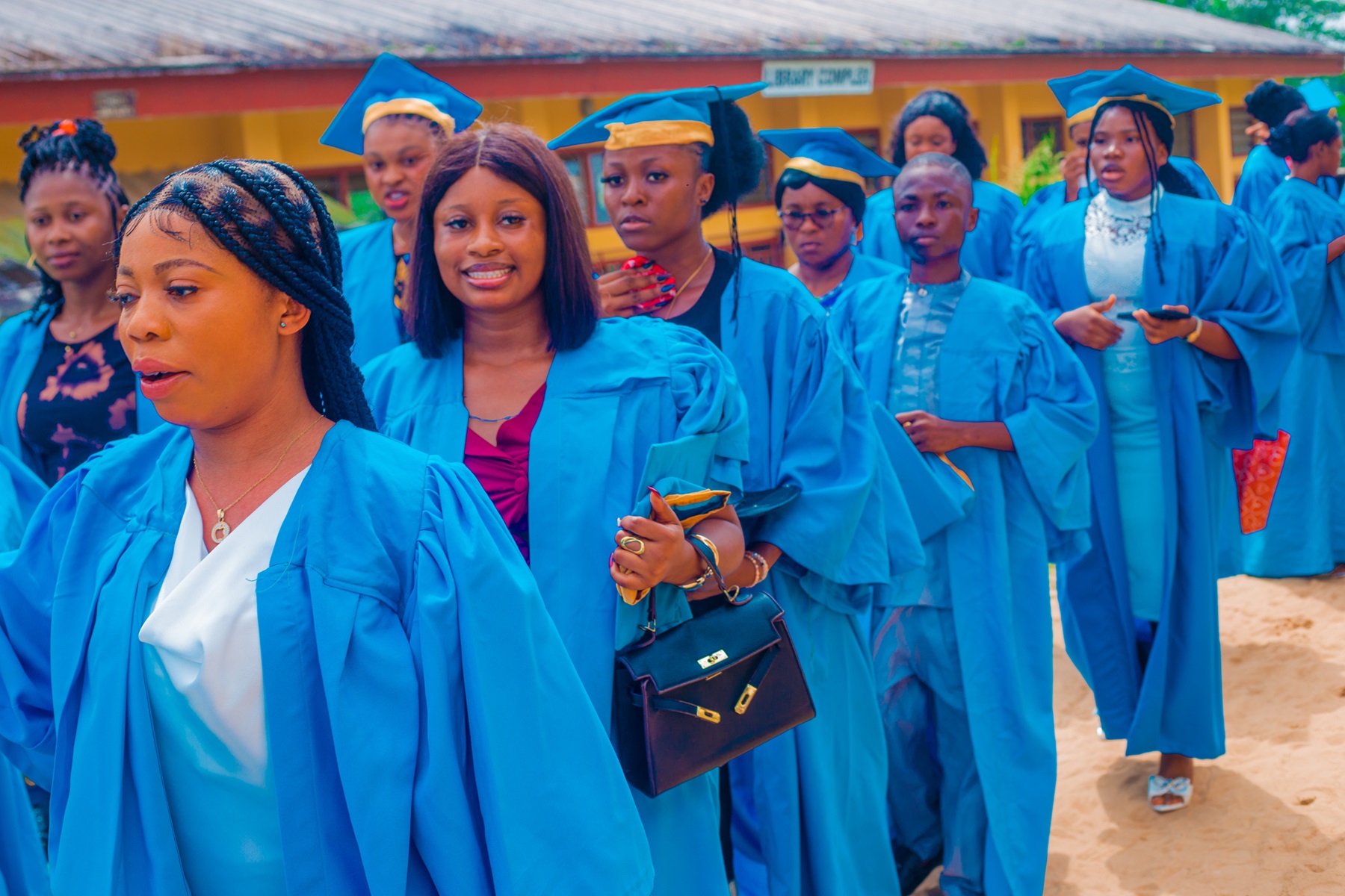 Students on campus